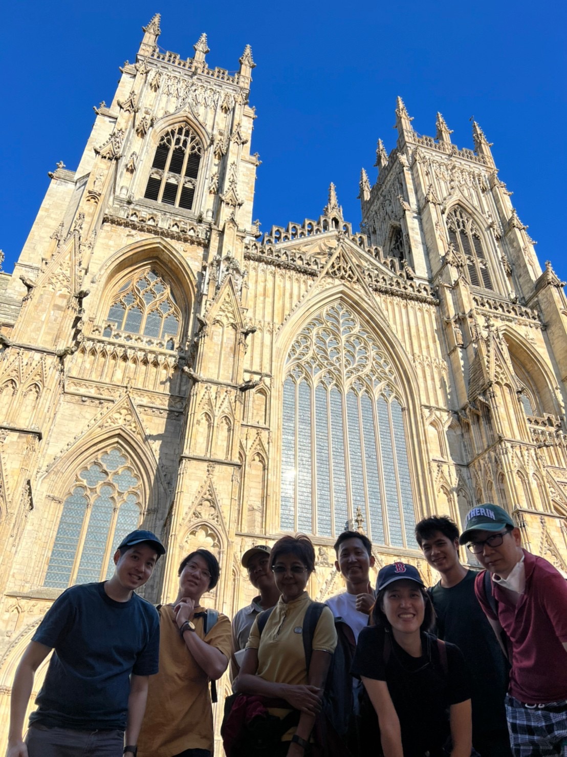 Group photo in York Minster, York